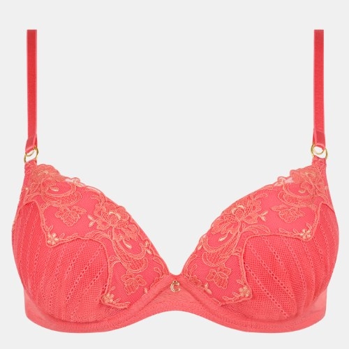 Chantelle Cabaret Sauvage coral voorgevormde bh