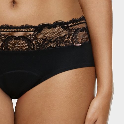 Chantelle Period Panty Essential zwart menstruatieslip