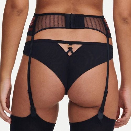 Chantelle New Romance zwart jarretelle