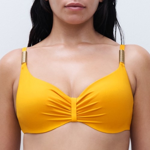 Chantelle Badmode Icon geel soft-cup bikinitop