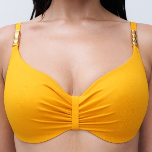 Chantelle Badmode Icon geel soft-cup bikinitop