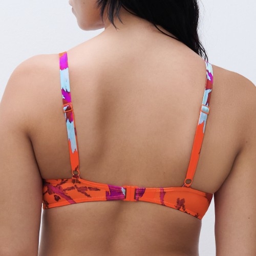 Chantelle Badmode Icon oranje soft-cup bikinitop