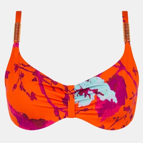 Chantelle Badmode Icon oranje soft-cup bikinitop