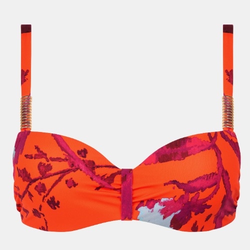 Chantelle Badmode Icon oranje voorgevormde bikinitop