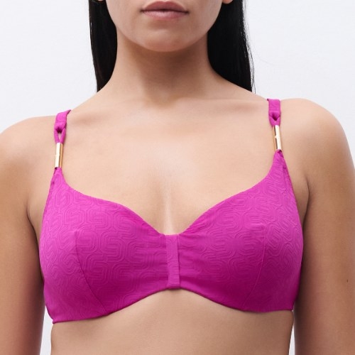 Chantelle Badmode Hera fuchsia soft-cup bikinitop