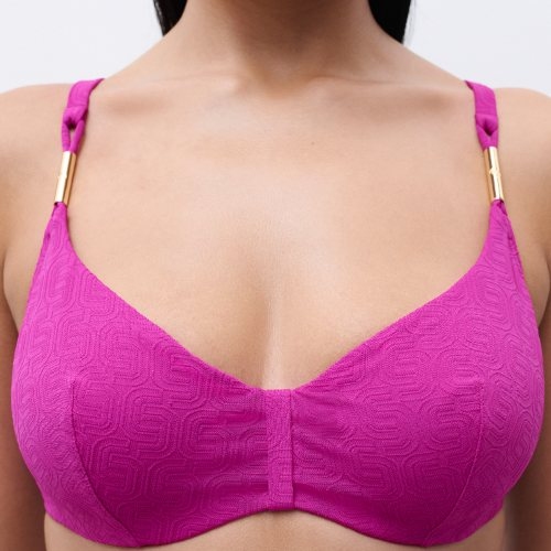 Chantelle Badmode Hera fuchsia soft-cup bikinitop