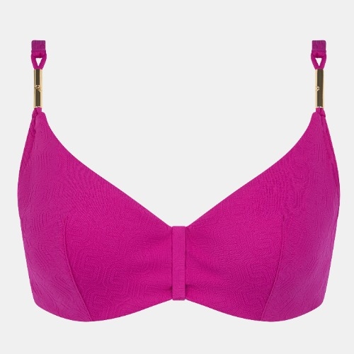 Chantelle Badmode Hera fuchsia soft-cup bikinitop