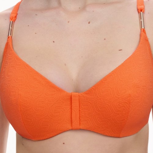 Chantelle Badmode Hera oranje soft-cup bikinitop