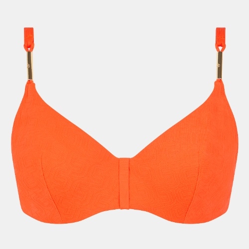 Chantelle Badmode Hera oranje soft-cup bikinitop