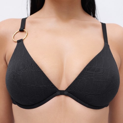 Chantelle Badmode Eclipse zwart soft-cup bikinitop