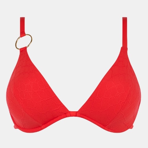Chantelle Badmode Eclipse rood soft-cup bikinitop