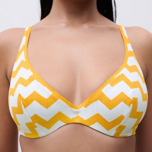Chantelle Badmode Totem geel soft-cup bikinitop