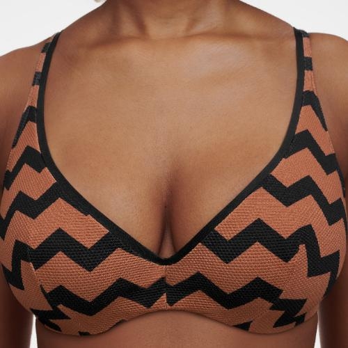 Chantelle Badmode Totem bruin soft-cup bikinitop