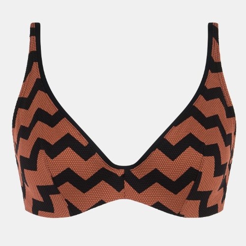 Chantelle Badmode Totem bruin soft-cup bikinitop