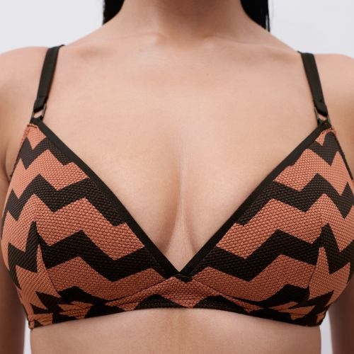 Chantelle Badmode Totem bruin soft-cup bikinitop