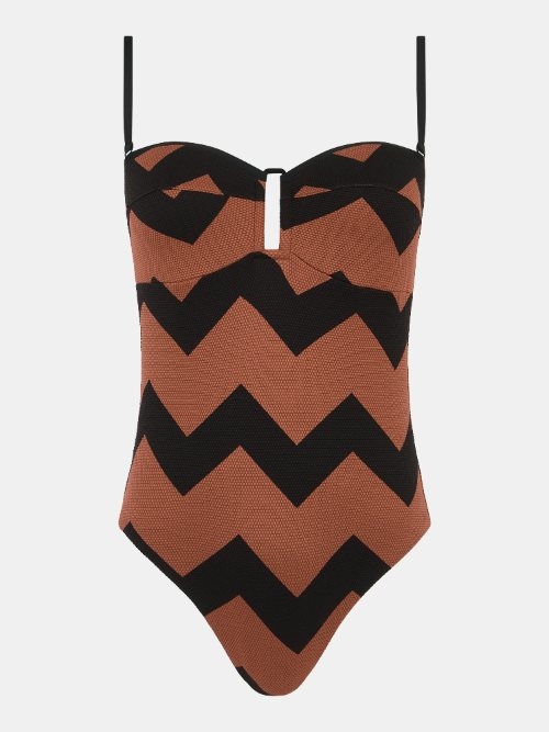 Chantelle Badmode Totem bruin badpak