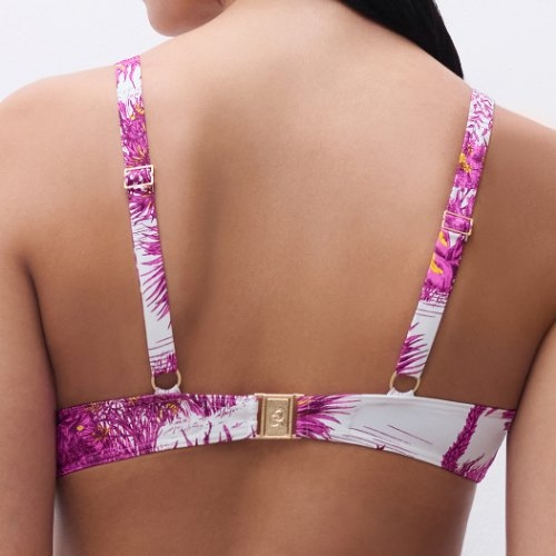 Chantelle Badmode Sauvage wit soft-cup bikinitop