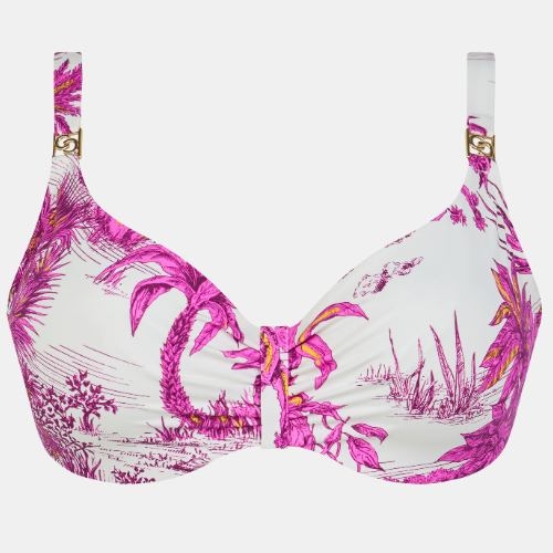 Chantelle Badmode Sauvage wit soft-cup bikinitop