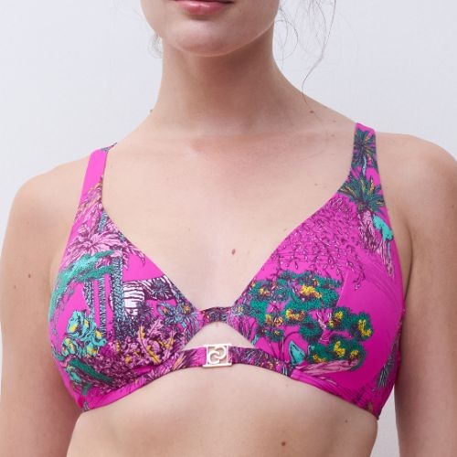 Chantelle Badmode Sauvage roze soft-cup bikinitop