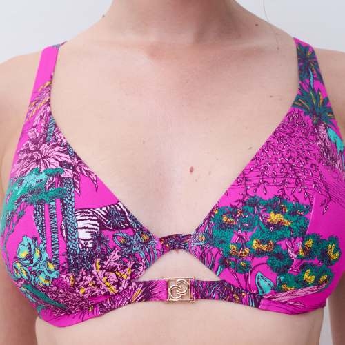 Chantelle Badmode Sauvage roze soft-cup bikinitop