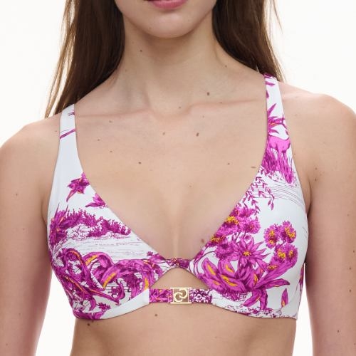 Chantelle Badmode Sauvage wit soft-cup bikinitop