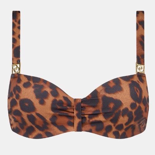 Chantelle Badmode Sauvage bruin voorgevormde bikinitop