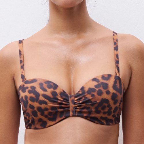 Chantelle Badmode Sauvage bruin voorgevormde bikinitop