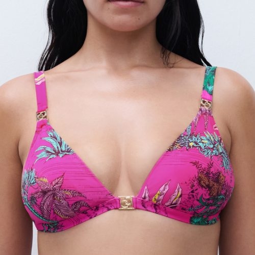 Chantelle Badmode Sauvage roze soft-cup bikinitop