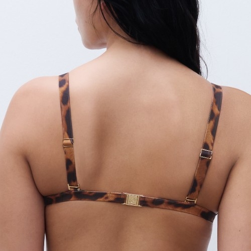 Chantelle Badmode Sauvage bruin soft-cup bikinitop