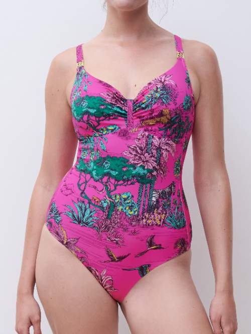 Chantelle Badmode Sauvage roze badpak