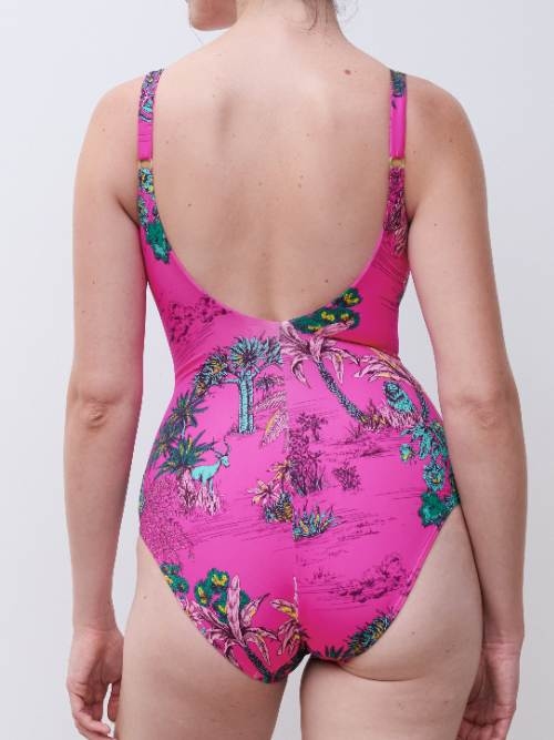 Chantelle Badmode Sauvage roze badpak