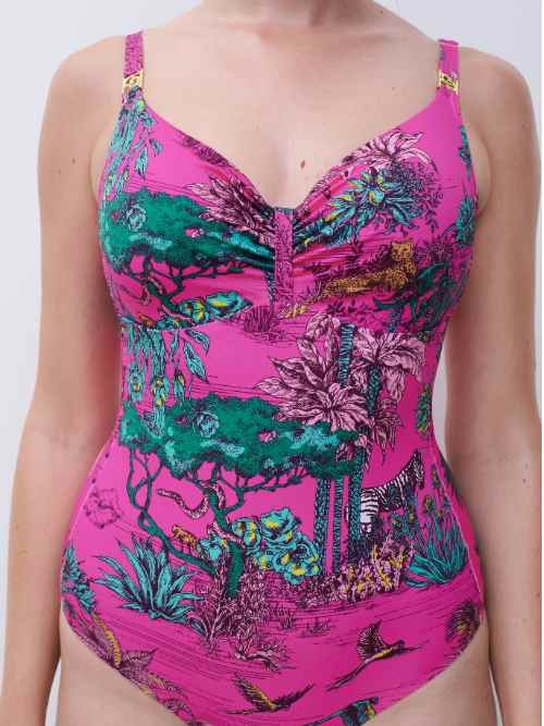 Chantelle Badmode Sauvage roze badpak