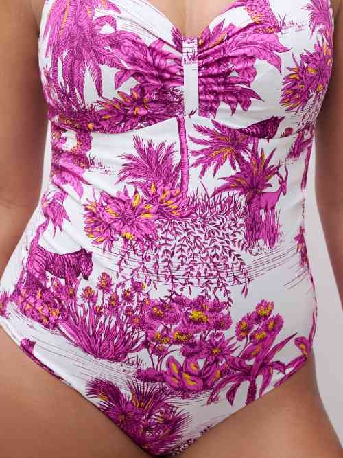 Chantelle Badmode Sauvage wit badpak
