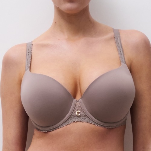 Chantelle New Romance taupe voorgevormde bh