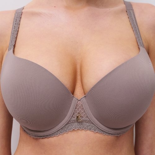 Chantelle New Romance taupe voorgevormde bh