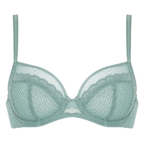 Chantelle Parisian Allure groen niet voorgevormde bh