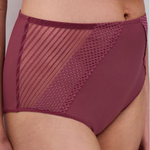 Chantelle Play aubergine high brief