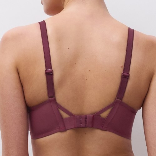 Chantelle Play aubergine niet voorgevormde bh