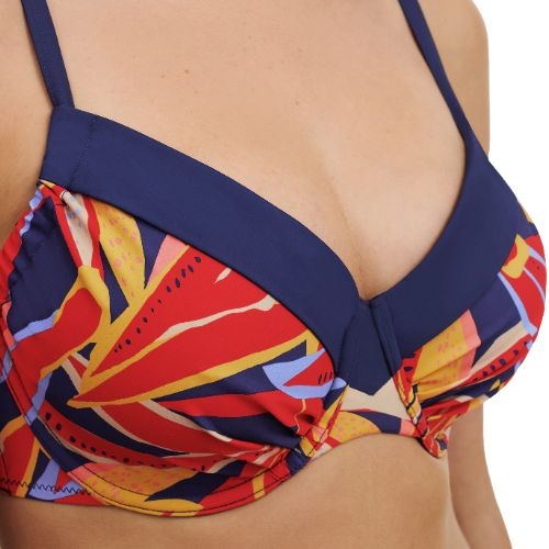 Femilet Badmode Granada marine blauw niet voorgevormde bh