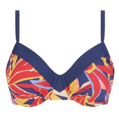 Femilet Badmode Granada marine blauw niet voorgevormde bh