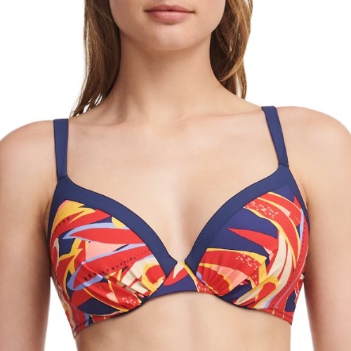 Femilet Badmode Granada marine blauw niet voorgevormde bh