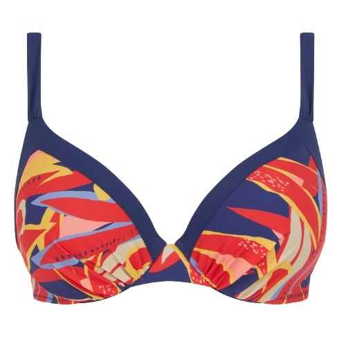Femilet Badmode Granada marine blauw niet voorgevormde bh