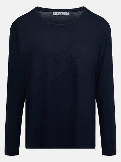 Femilet Nachtmode Yara blauw slaapshirt