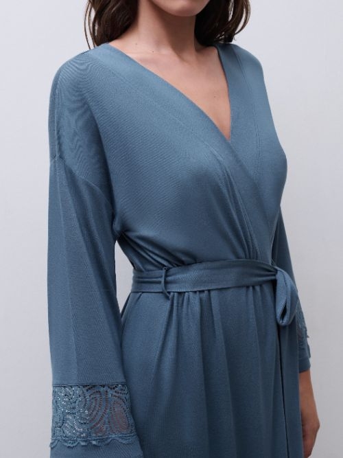 Femilet Nachtmode Josie jeans blauw kimono
