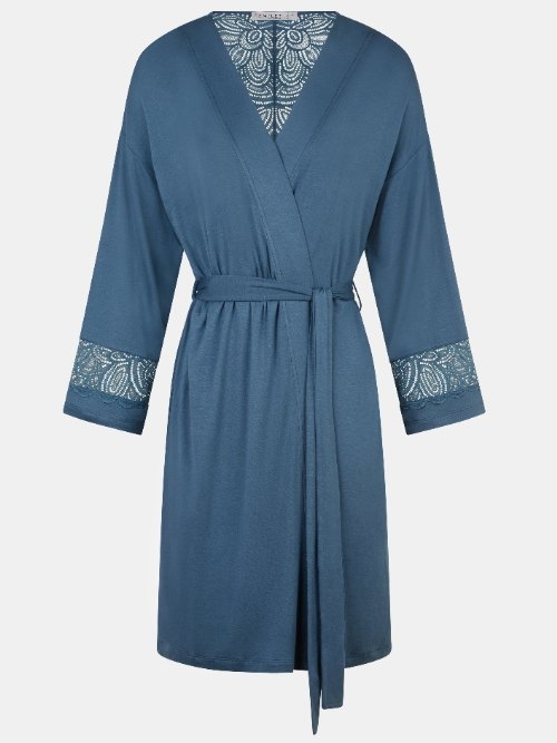 Femilet Nachtmode Josie jeans blauw kimono