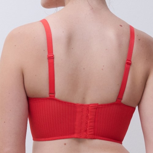 Chantelle Spice rood voorgevormde bh