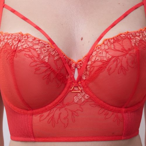 Chantelle Spice rood voorgevormde bh