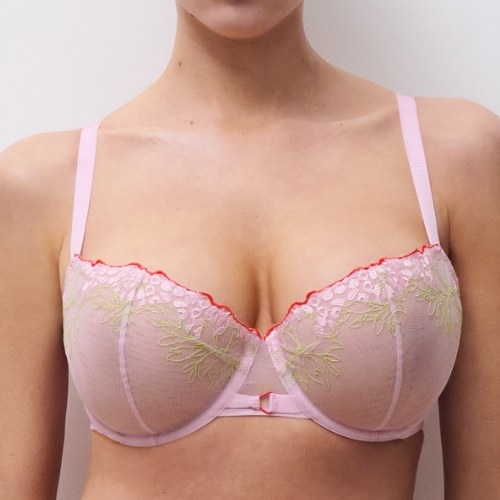 Chantelle Spice roze niet voorgevormde bh