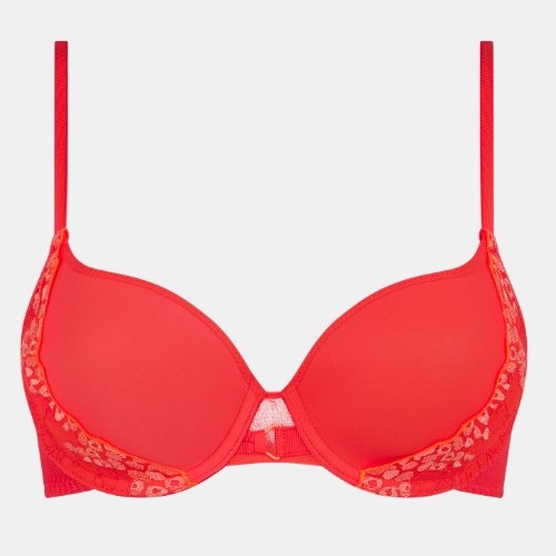 Chantelle Spice rood voorgevormde bh
