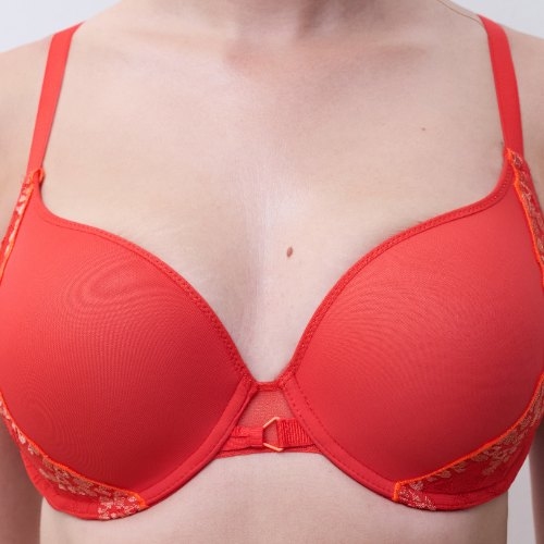 Chantelle Spice rood voorgevormde bh